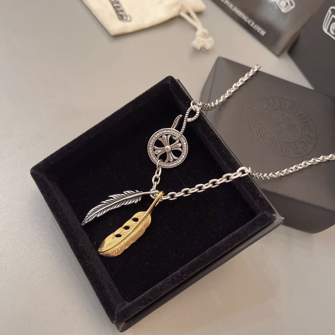Chrome Hearts Feather Necklace